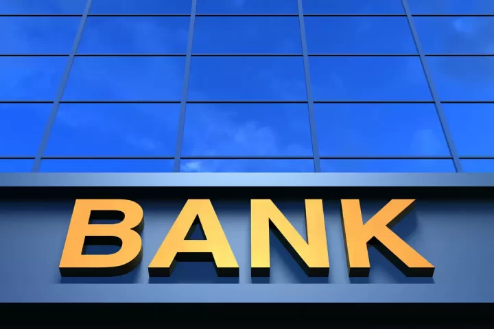 Una oficina bancaria